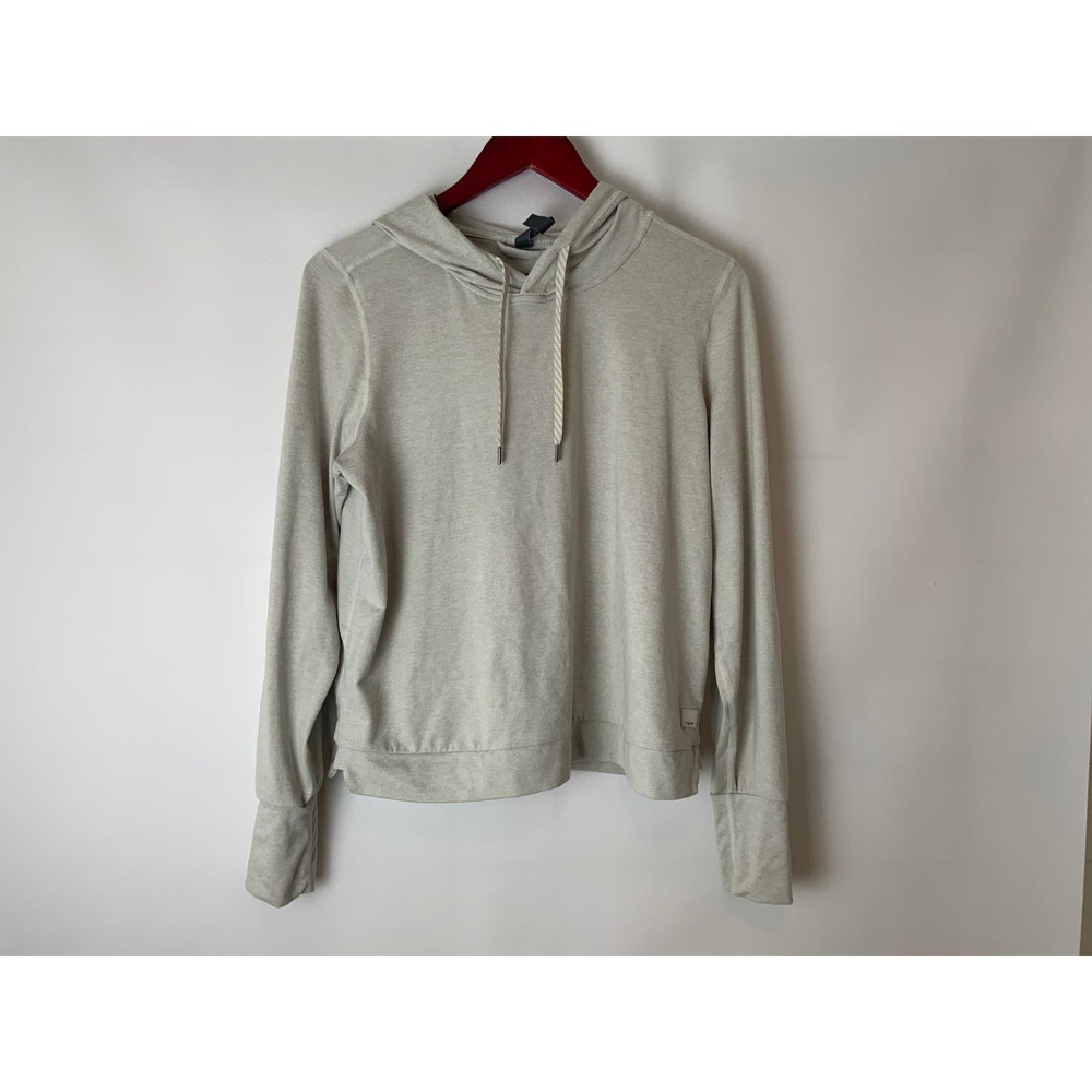 Vuori Halo Essential Hoodie Top Gray Heather M Medium